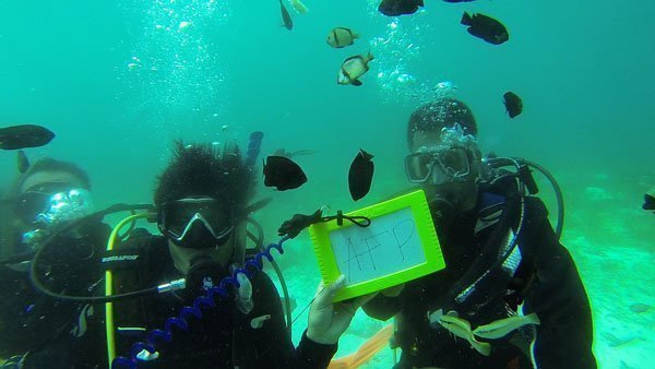 Airsoft Force of the Philippines (AFP) discovers scuba diving