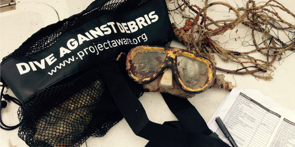 Don’t let your dives go to waste – dive against debris